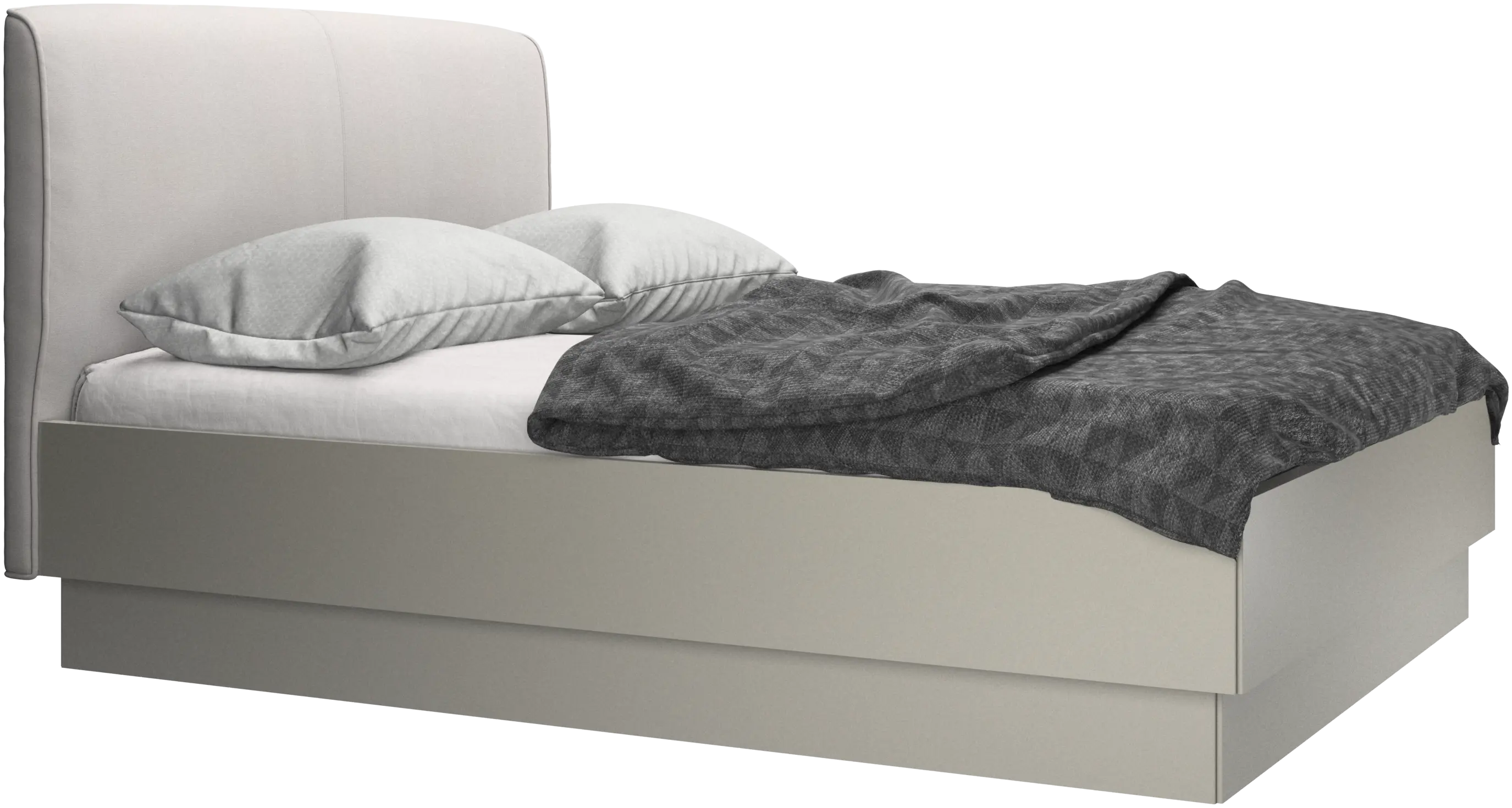 Houston, cama tapizada con almacenamiento