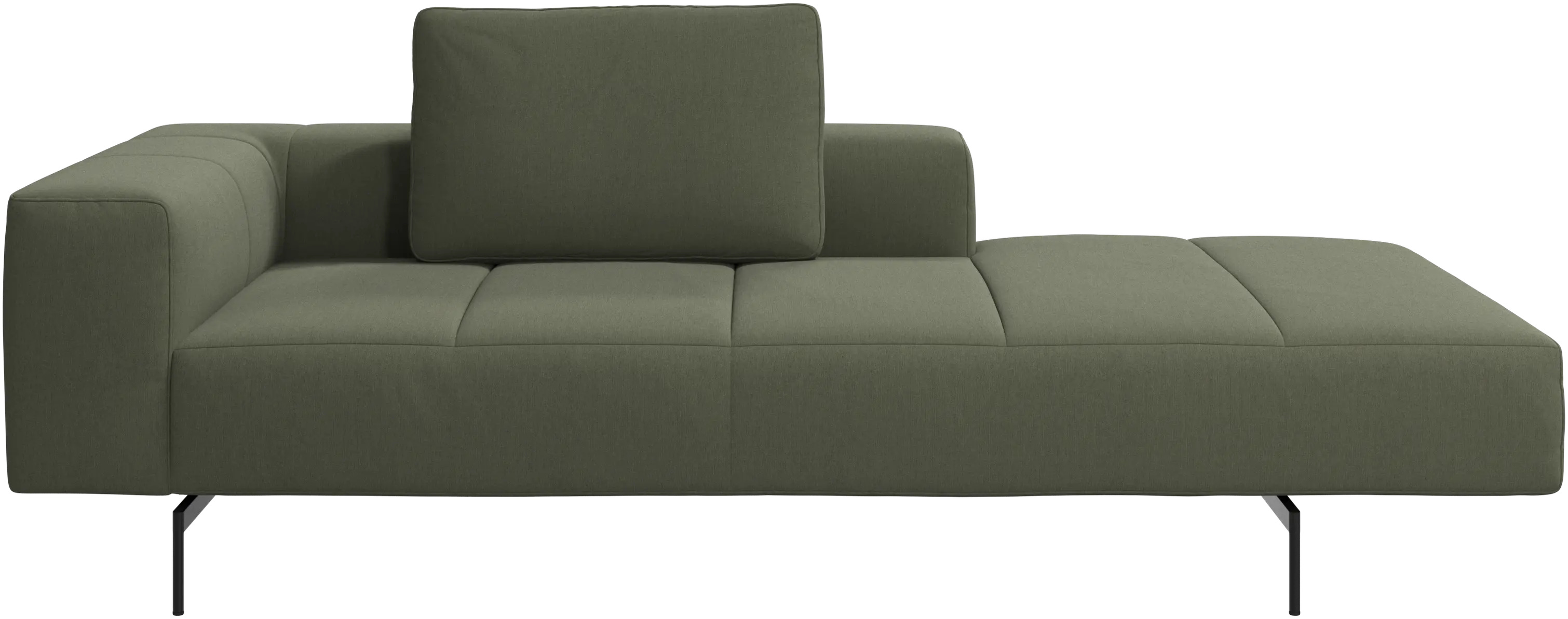 Amsterdam Iounging module for sofa, armrest left, open end right