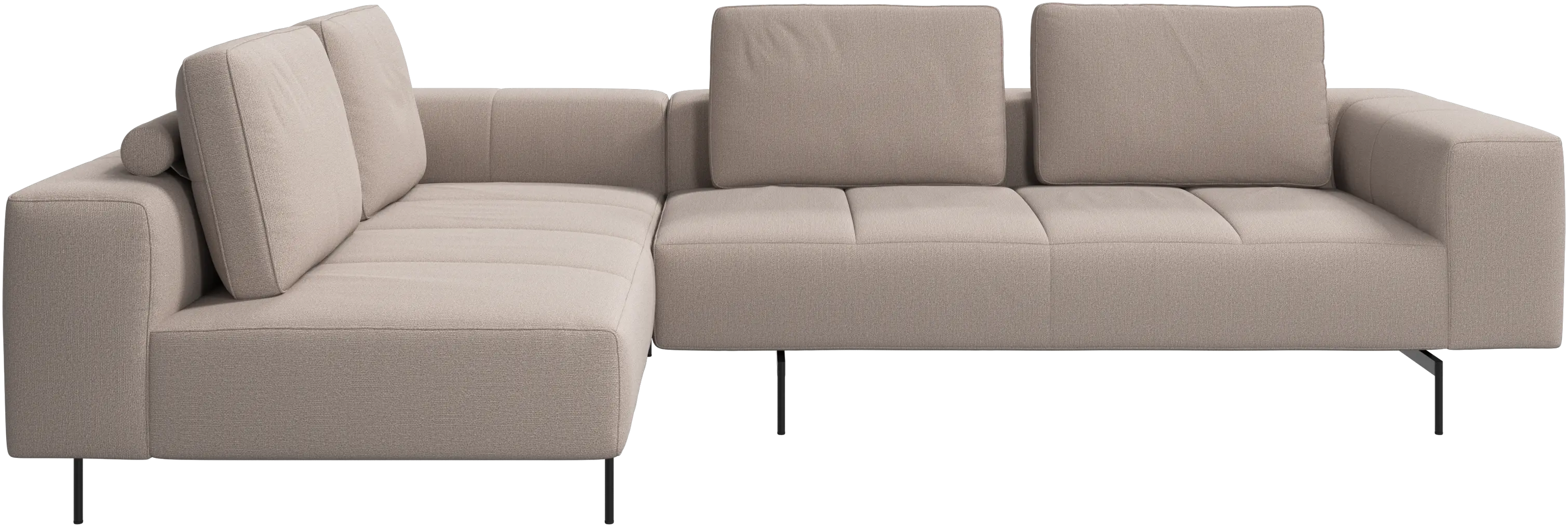Amsterdam corner sofa with lounging unit
