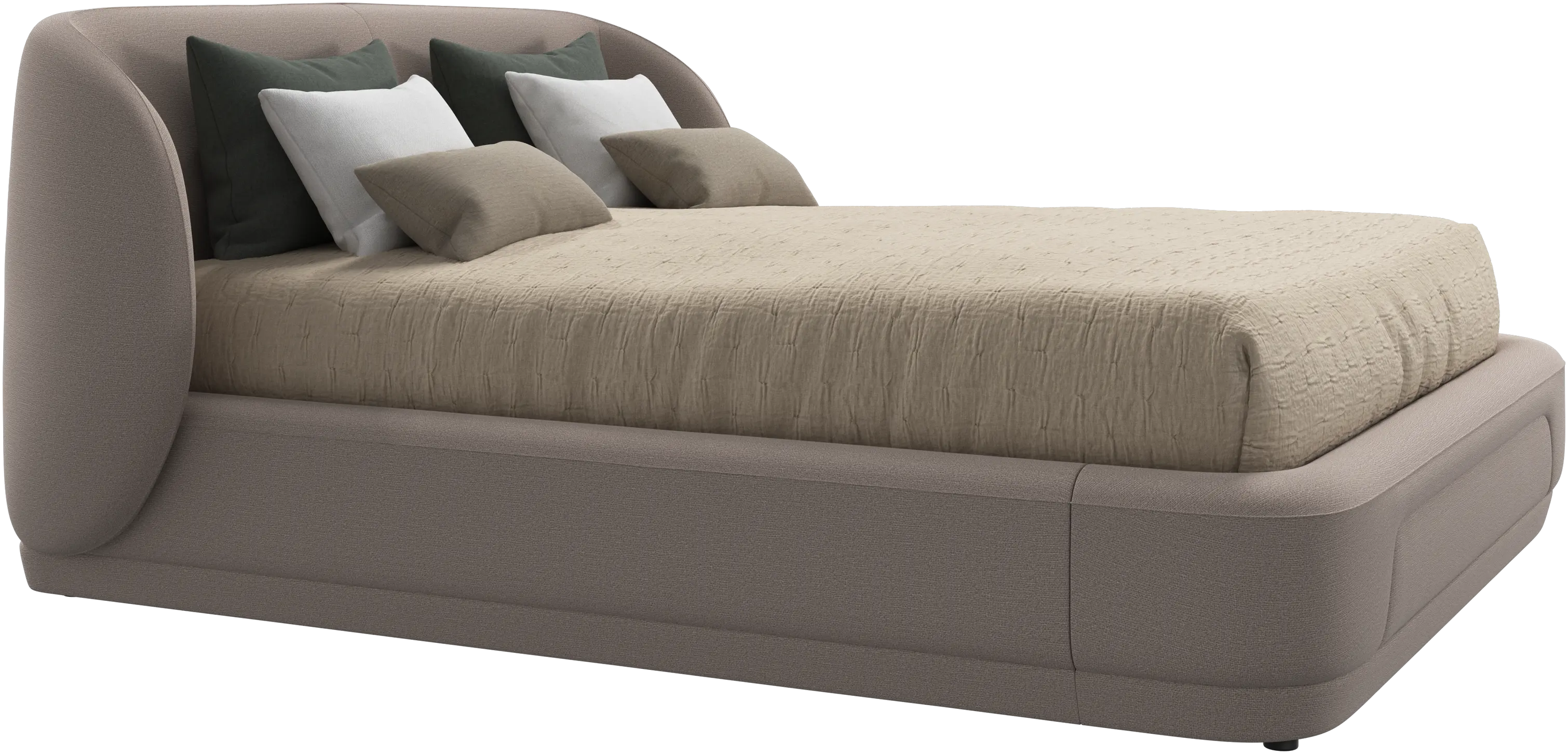 Bolzano bed with slats  - W152,5xL203cm