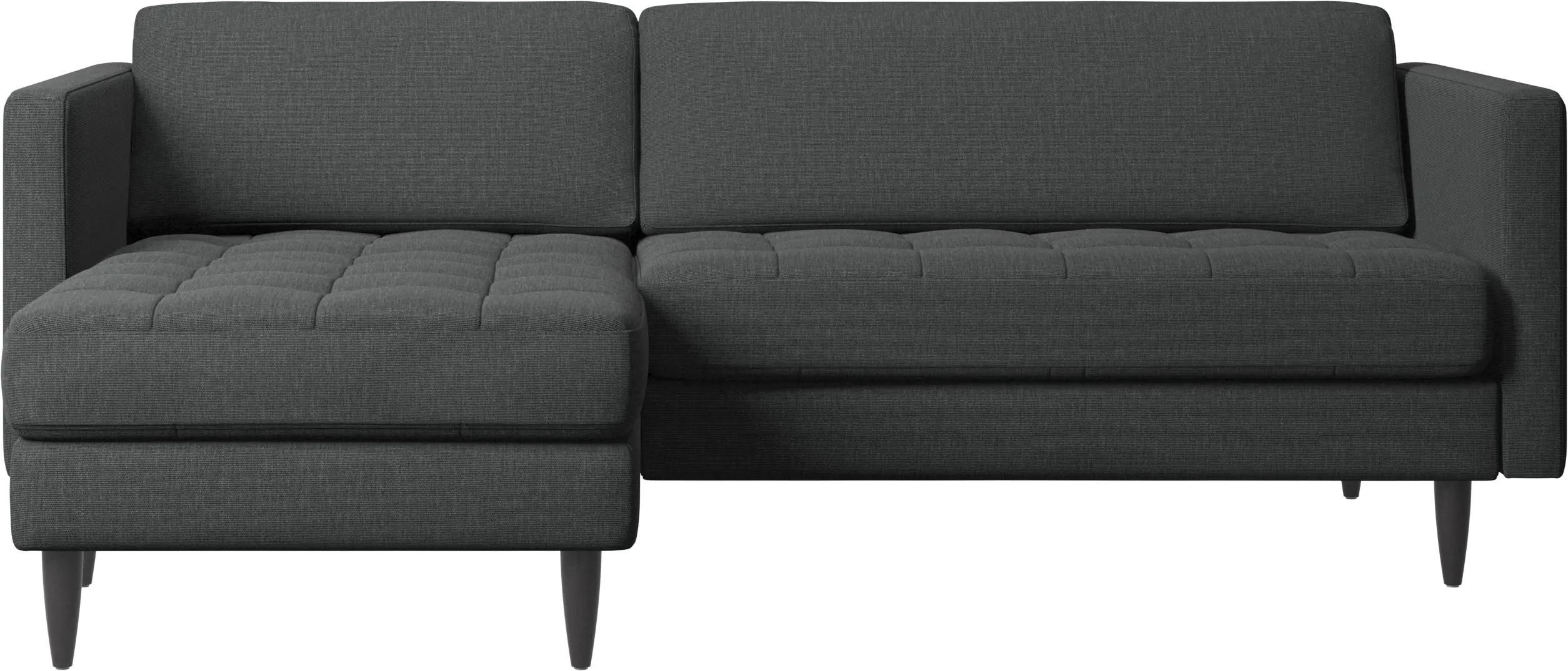 Osaka sofa with resting unit, tufted seat