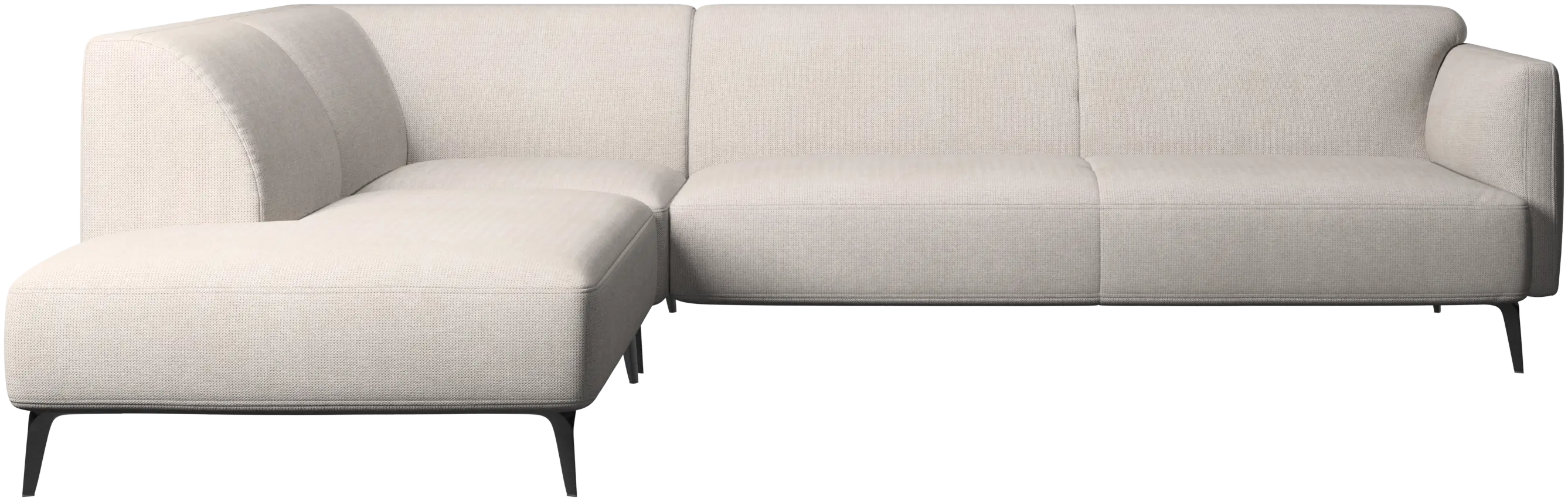 Modena corner sofa with lounging unit