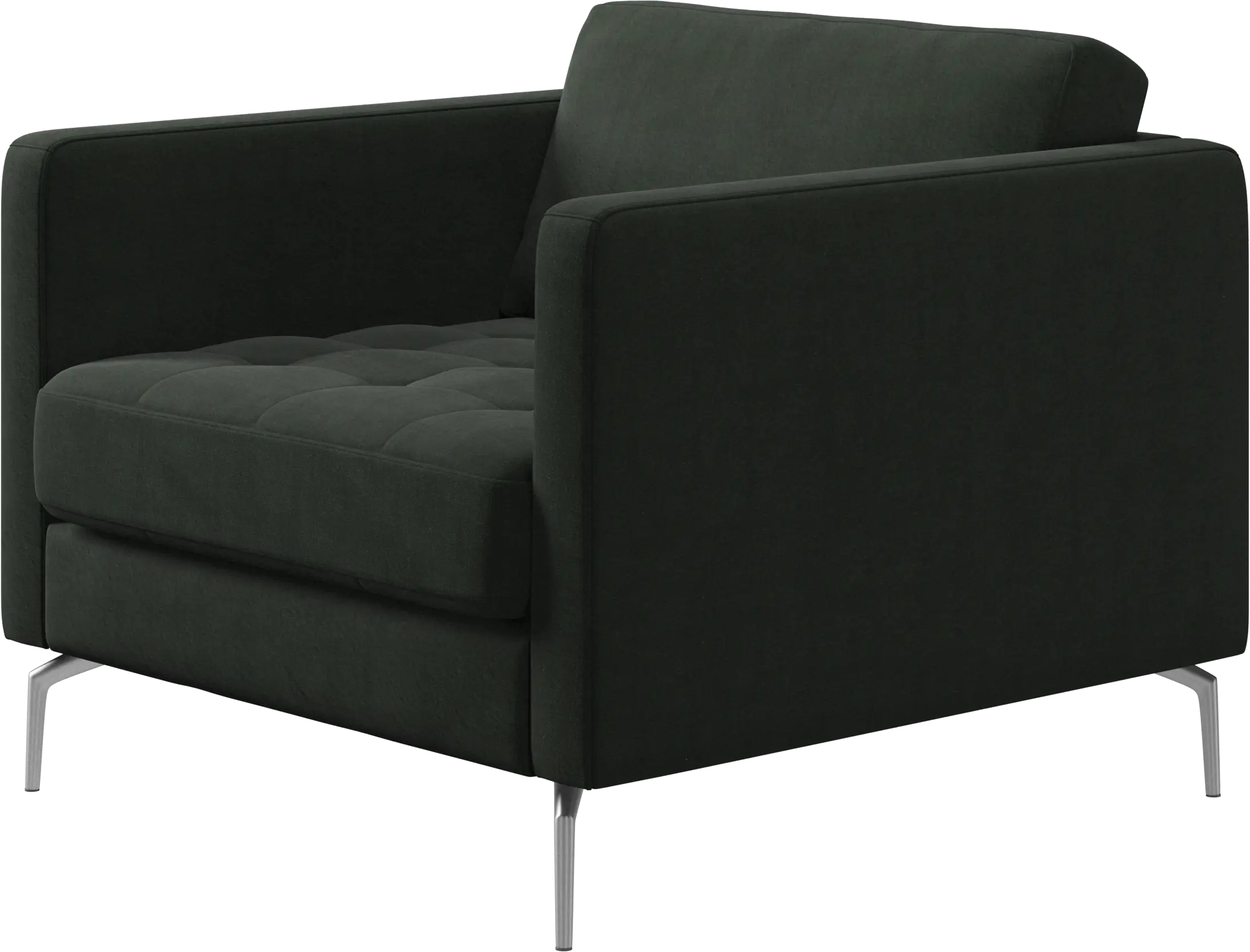 Osaka chair, tufted seat