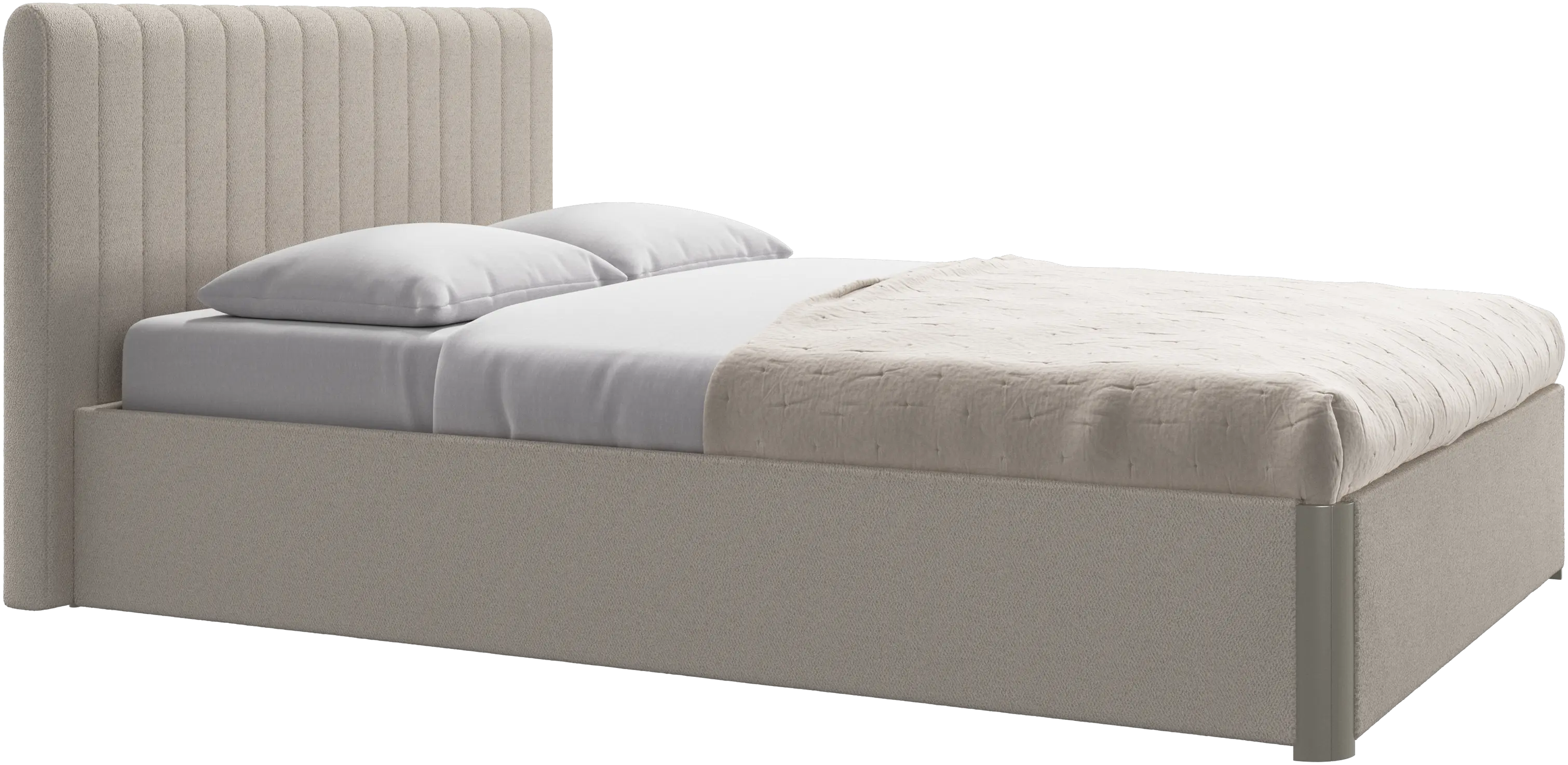 Element bed, bed-mounted headboard, without slats, excl. mattress