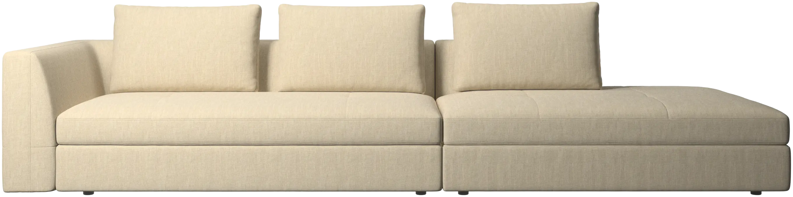 Bergamo sofa with lounging unit