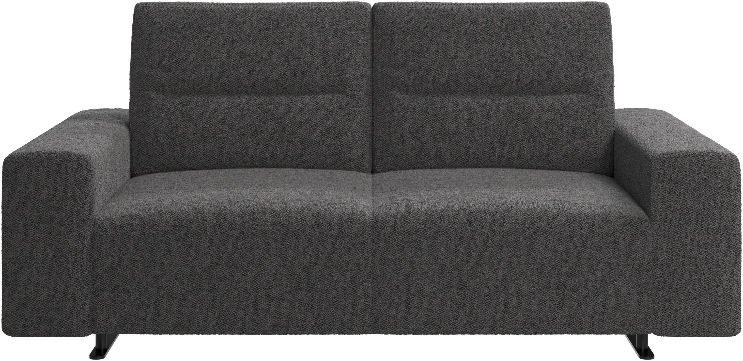 Hampton sofa with adjustable back and storage on the left side