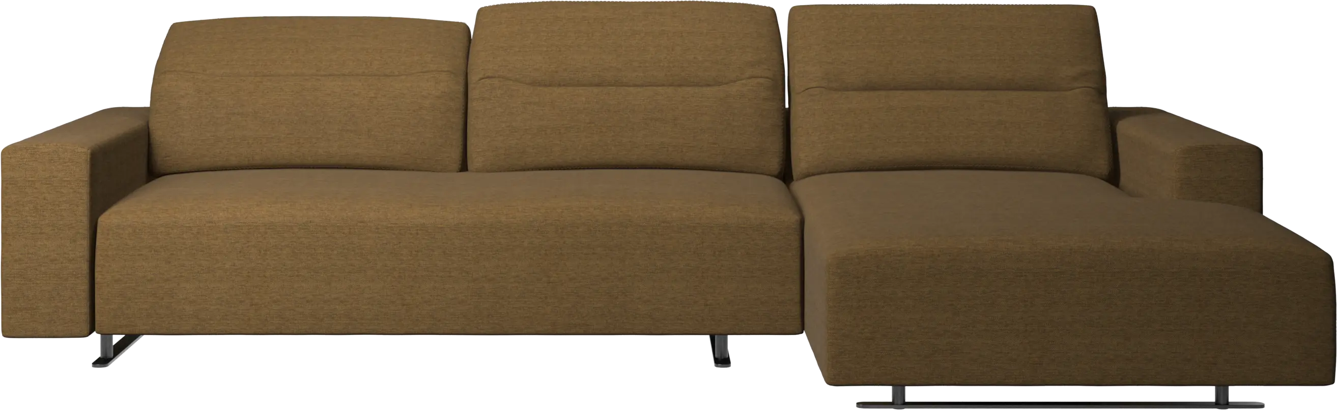 Hampton sofa with adjustable back and resting unit right side