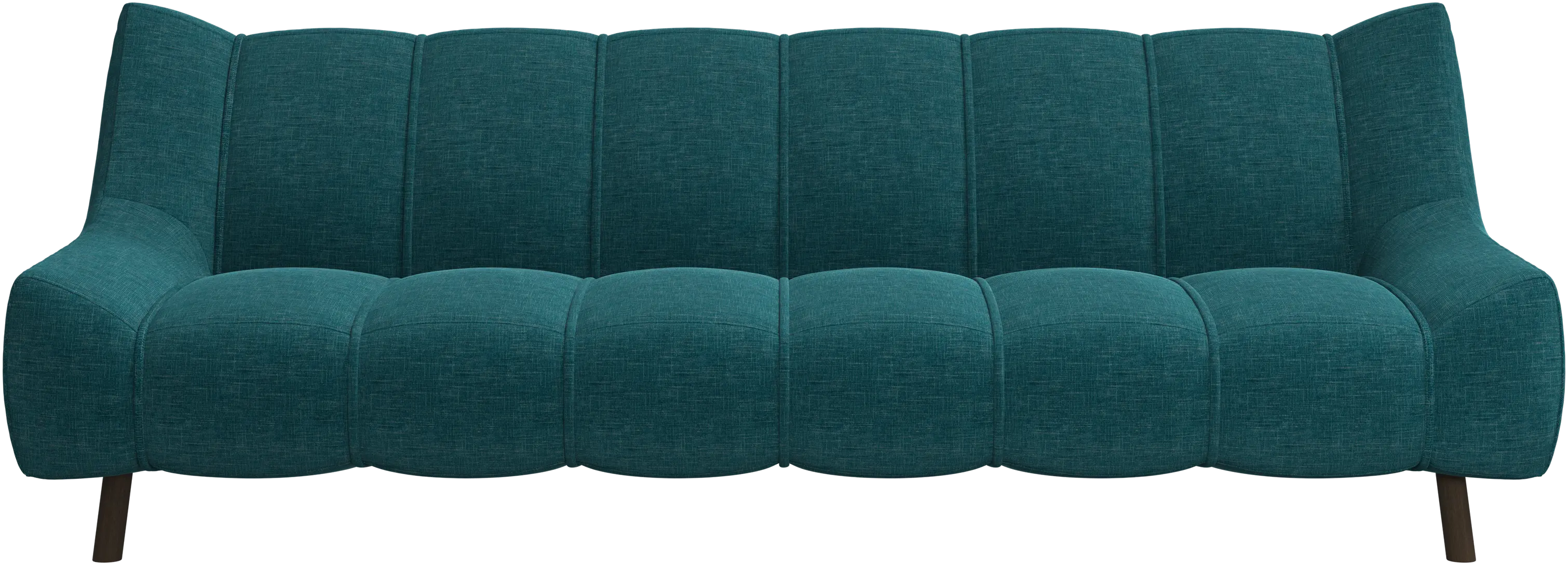 Nawabari 3 seater sofa, wooden leg