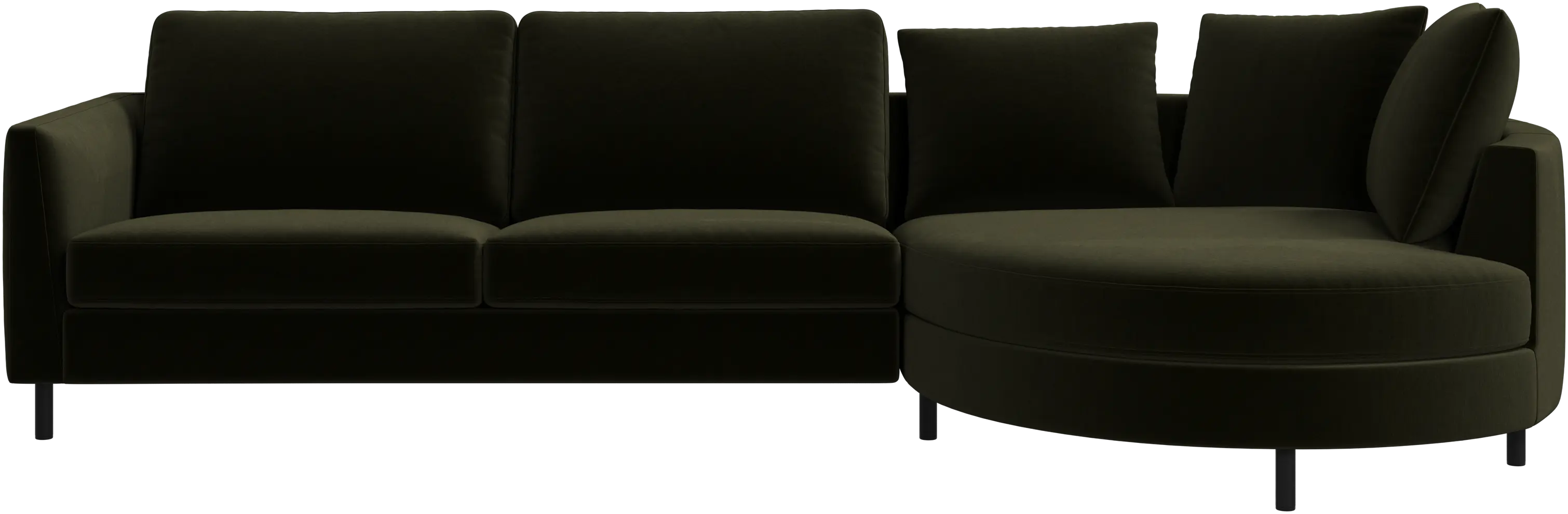 Sofa Indivi z szezlongiem po prawej stronie