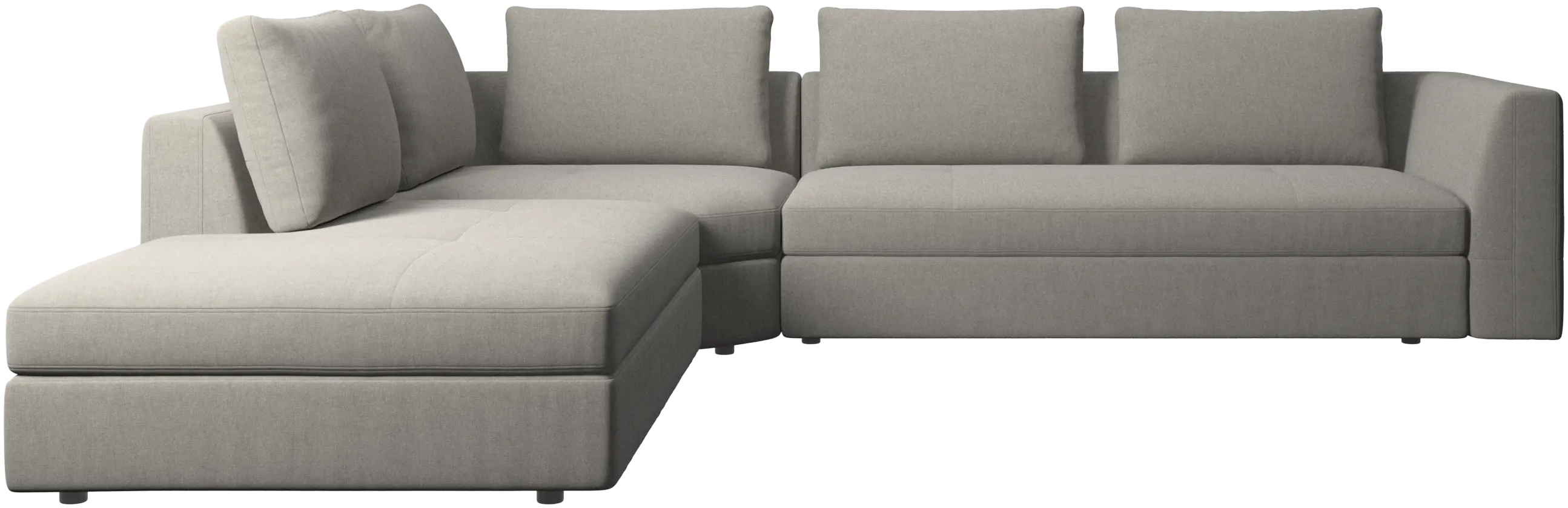 Bergamo corner sofa with lounging unit