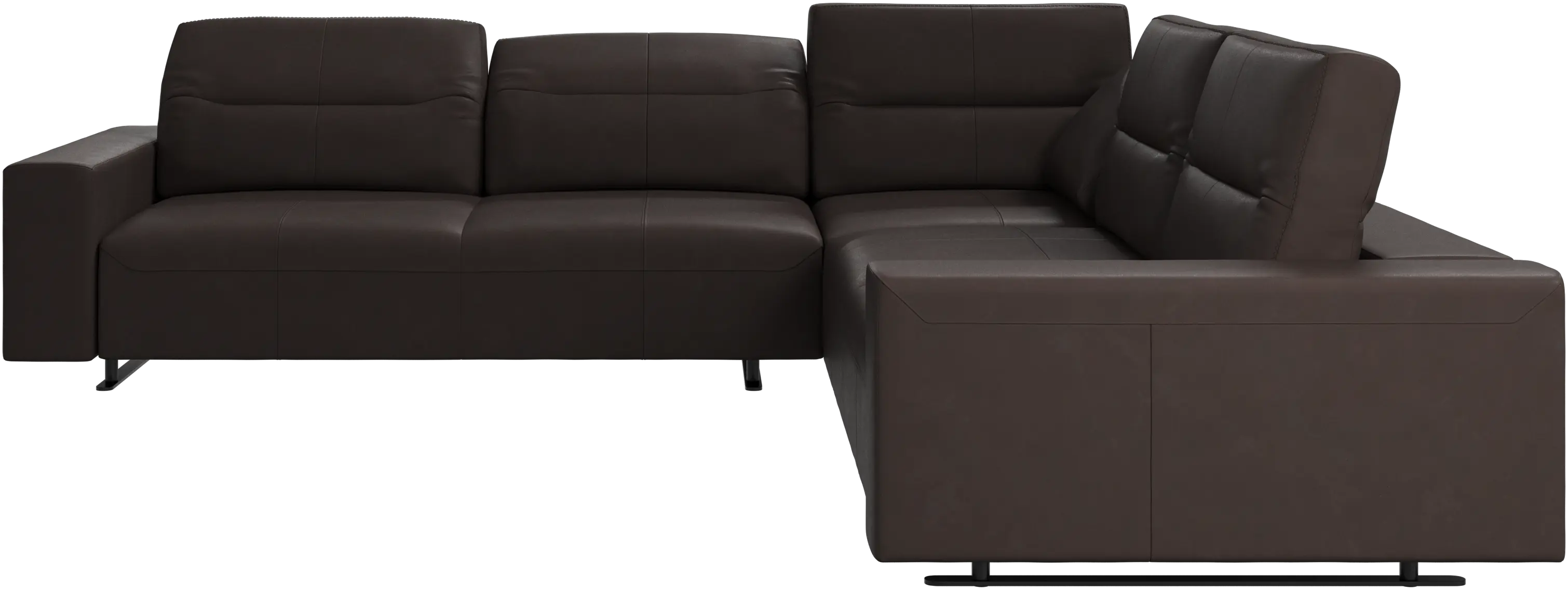 Hampton corner sofa with adjustable back
