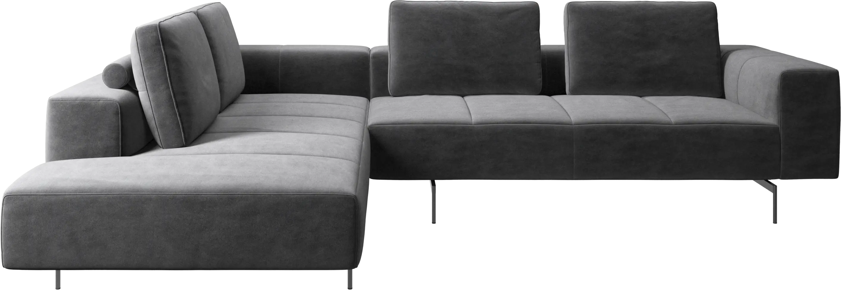 Amsterdam corner sofa with lounging unit