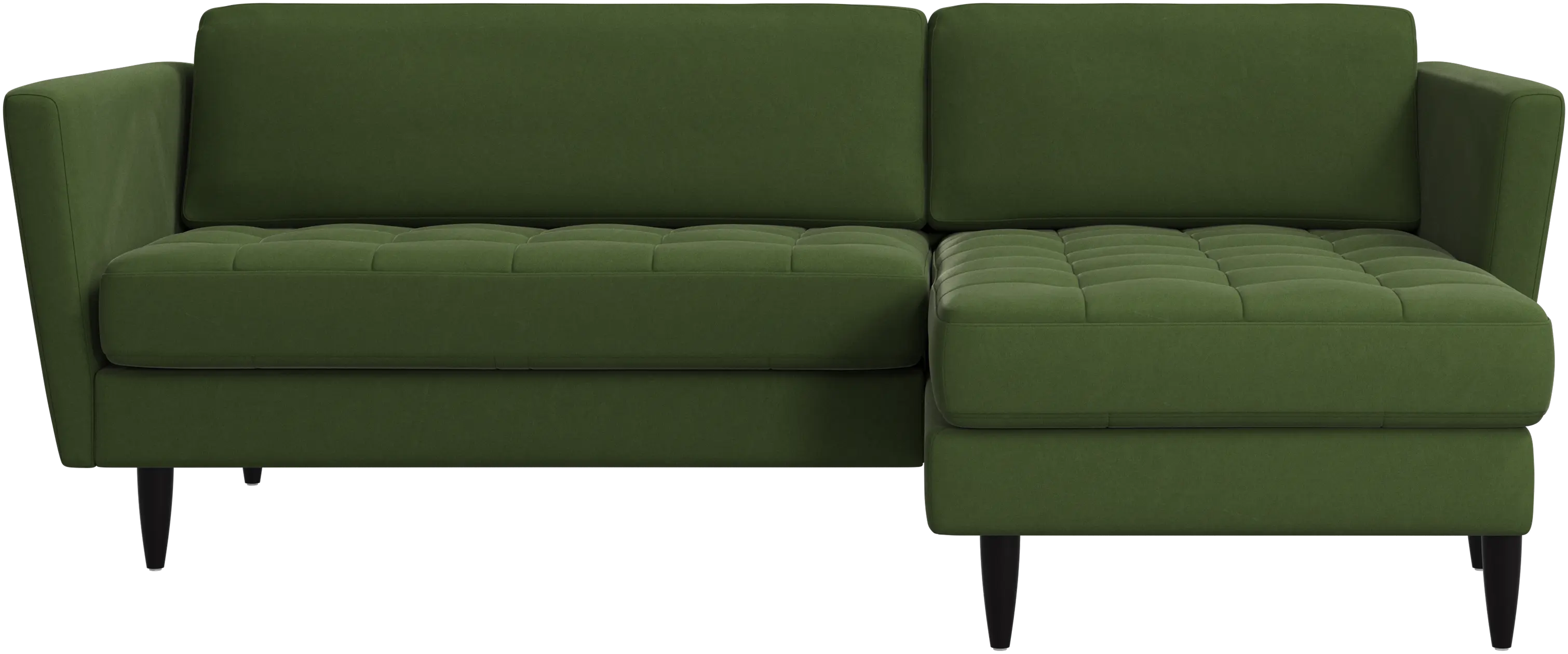 Osaka sofa with resting unit, tufted seat