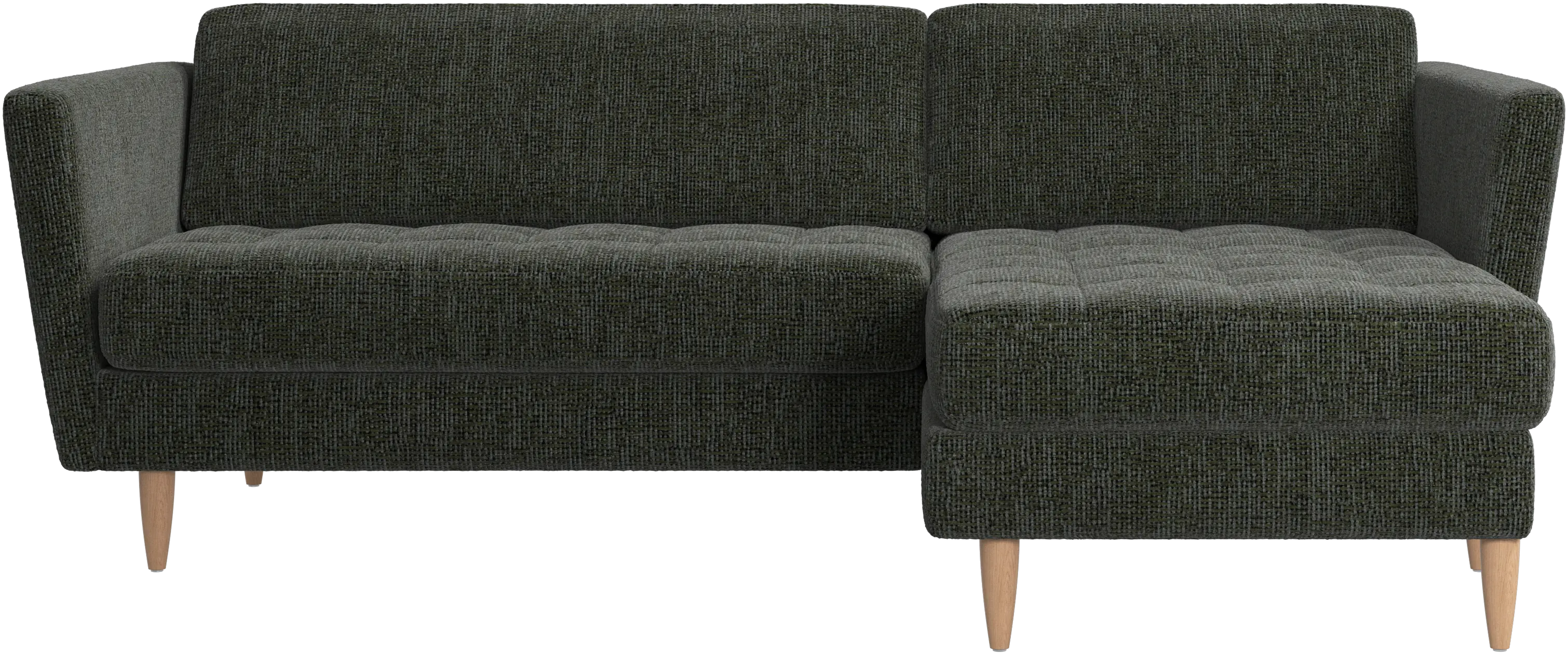 Osaka sofa with resting unit, tufted seat