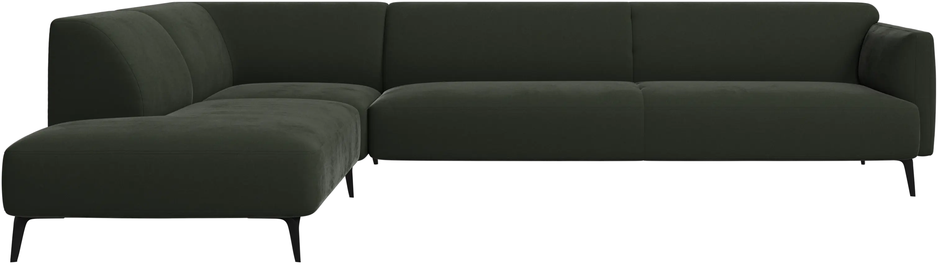 Modena corner sofa with lounging unit