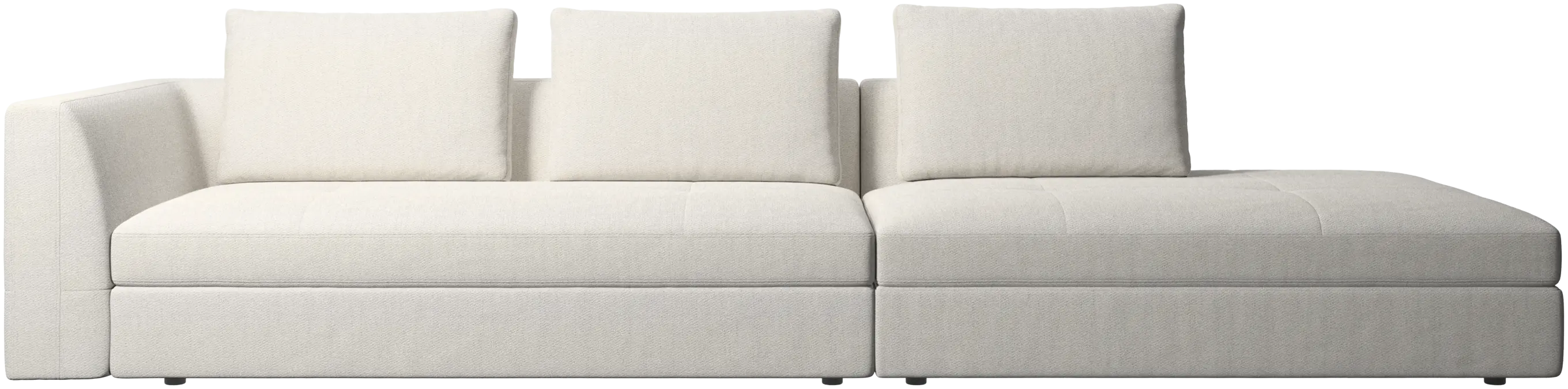 Bergamo sofa with lounging unit