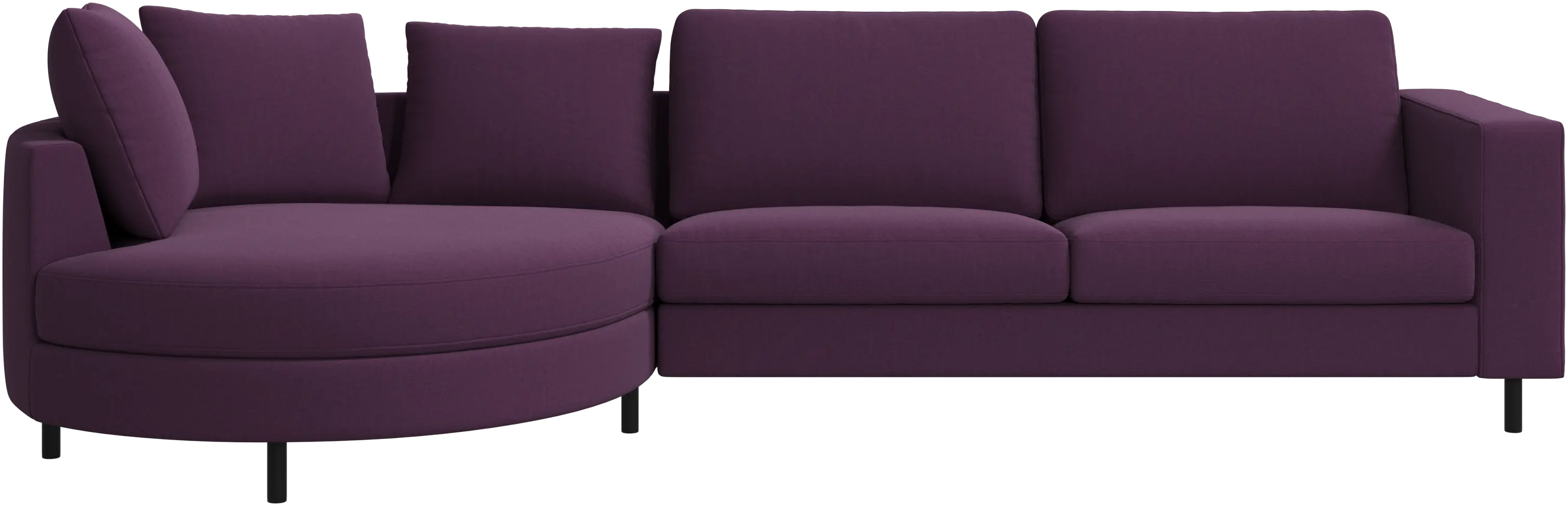 Indivi sofa with chaise longue left