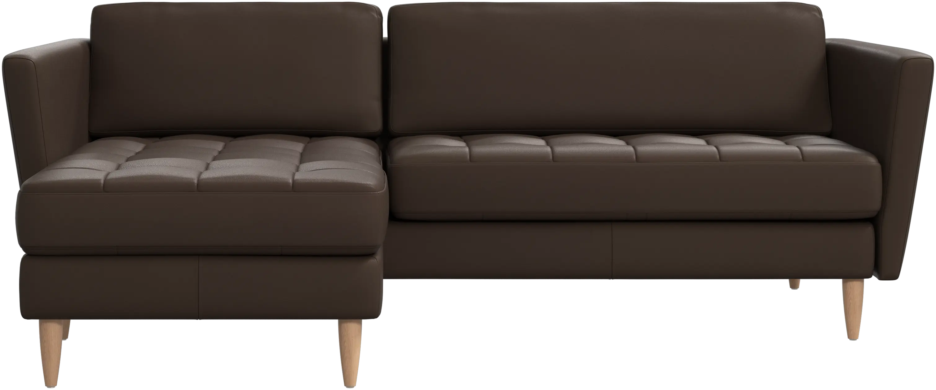 Osaka sofa with resting unit, tufted seat