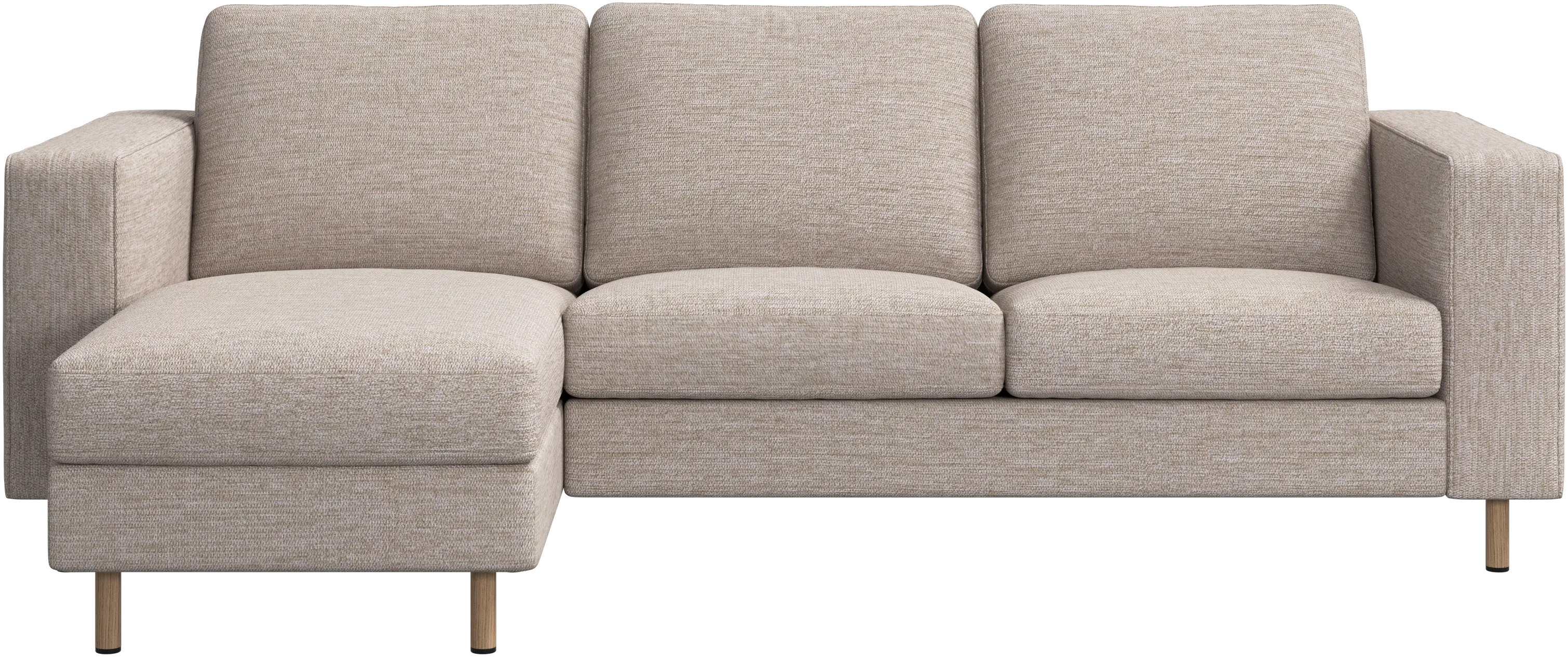 Indivi sofa with chaise longue left