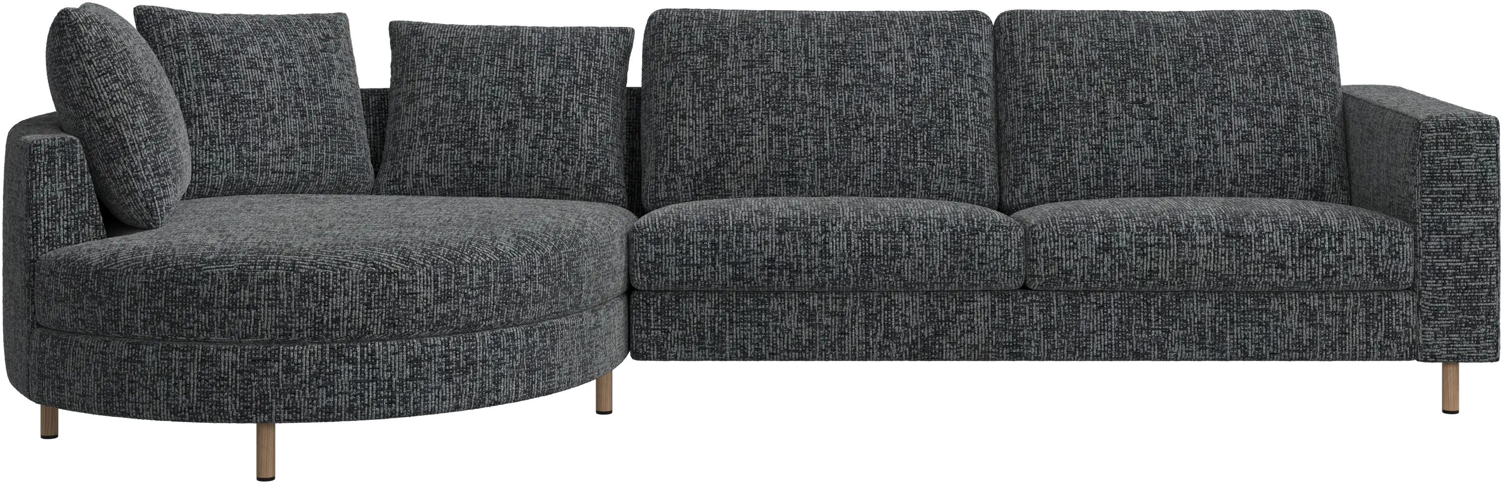 Indivi sofa with chaise longue left