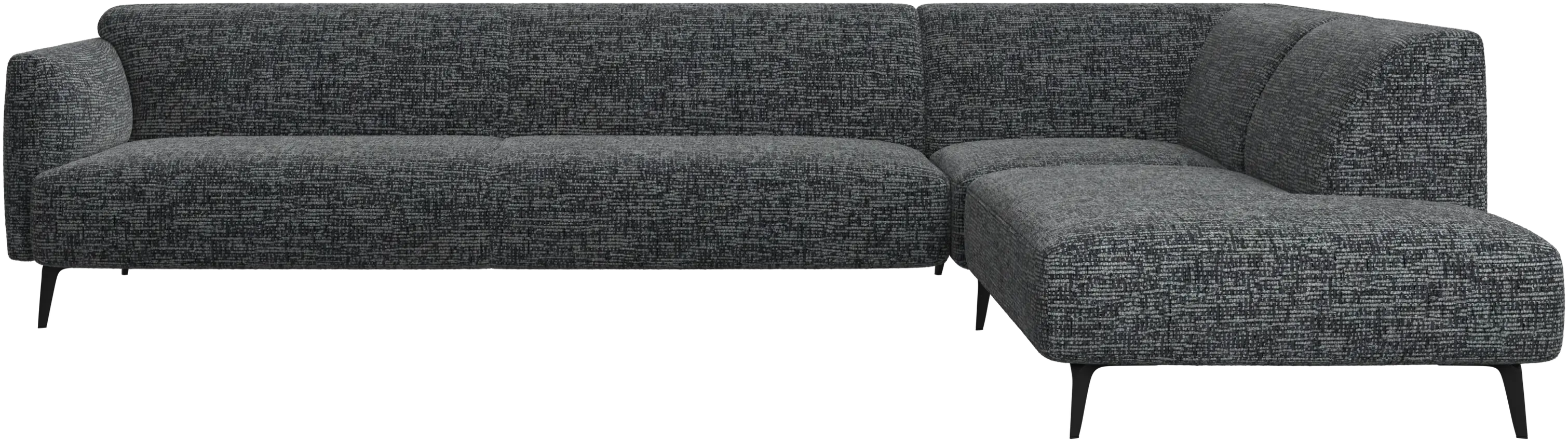 Modena corner sofa with lounging unit