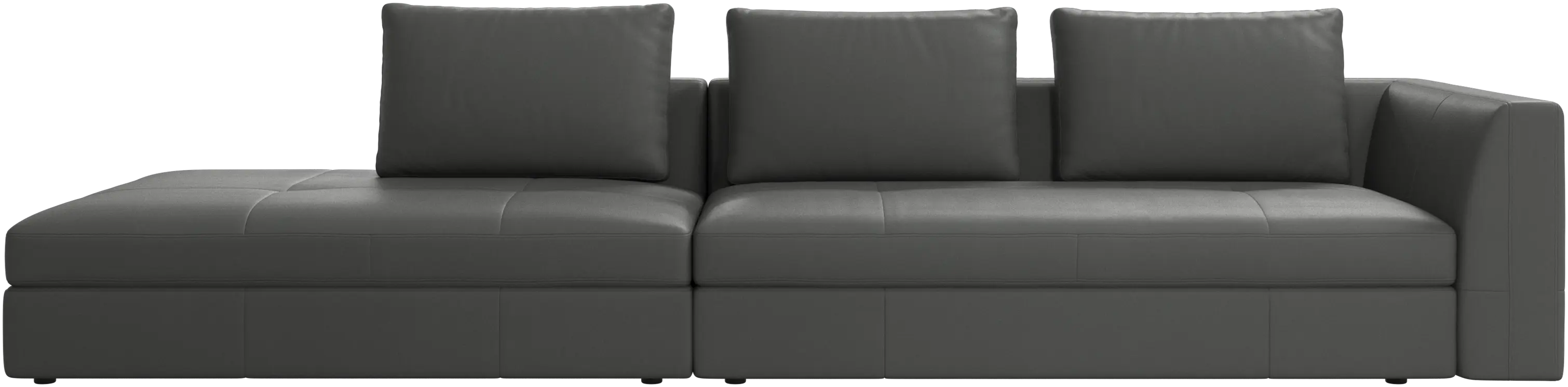 Bergamo sofa with lounging unit