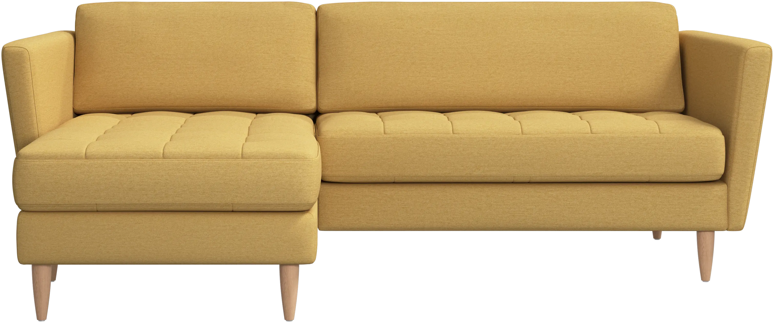 Osaka sofa with resting unit, tufted seat