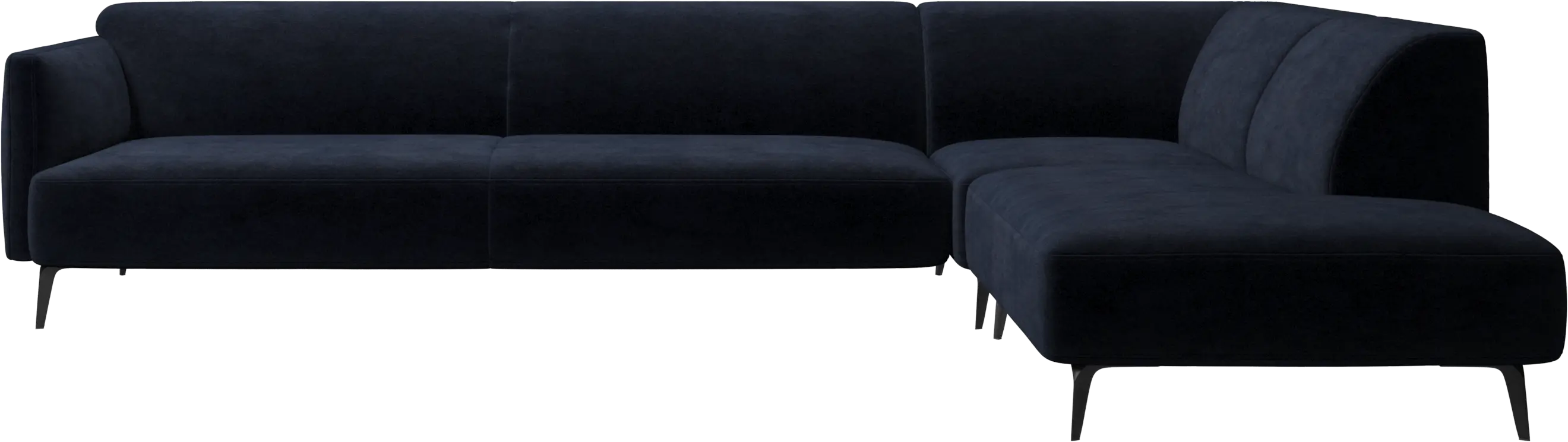 Modena corner sofa with lounging unit