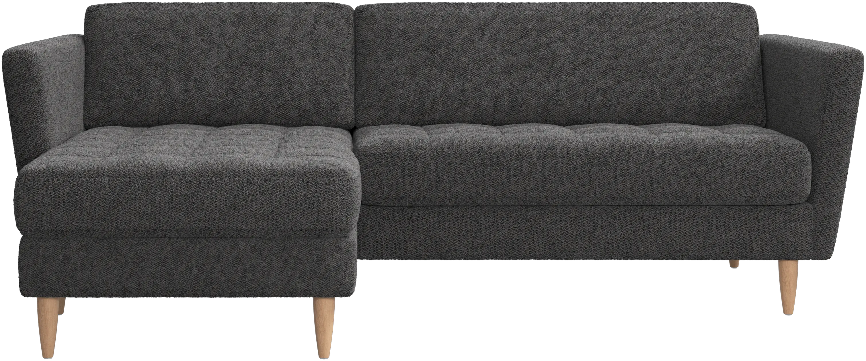 Osaka sofa with resting unit, tufted seat