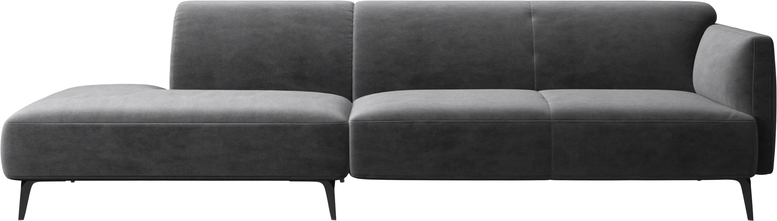 Modena sofa with lounging unit