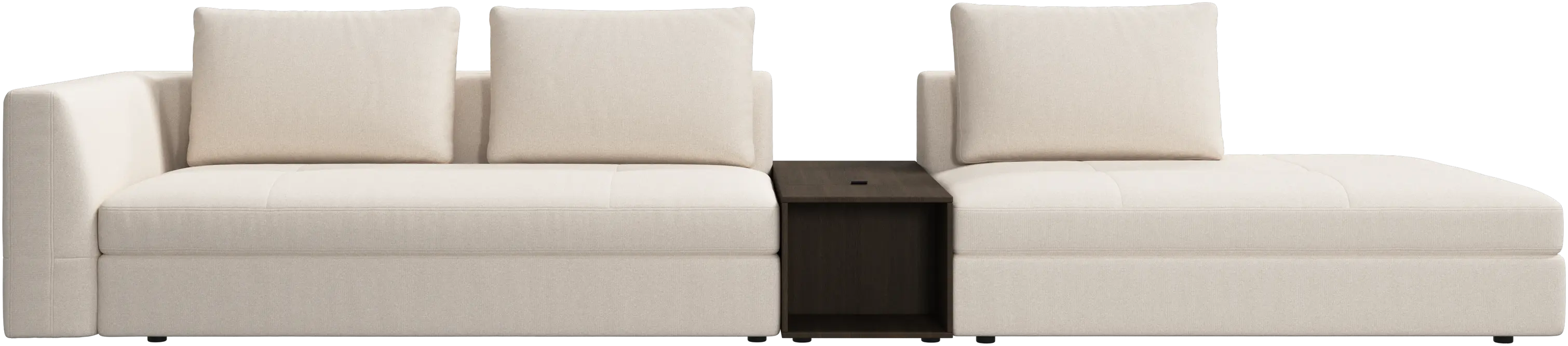 Bergamo 3 seater lounge sofa with storage