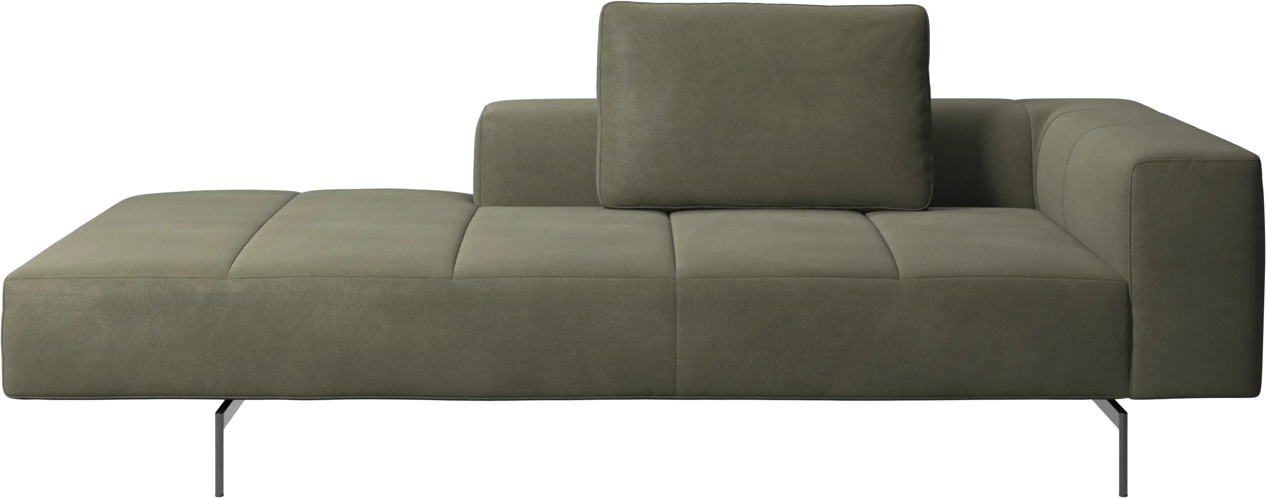 Amsterdam Iounging module for sofa, armrest right, open end left