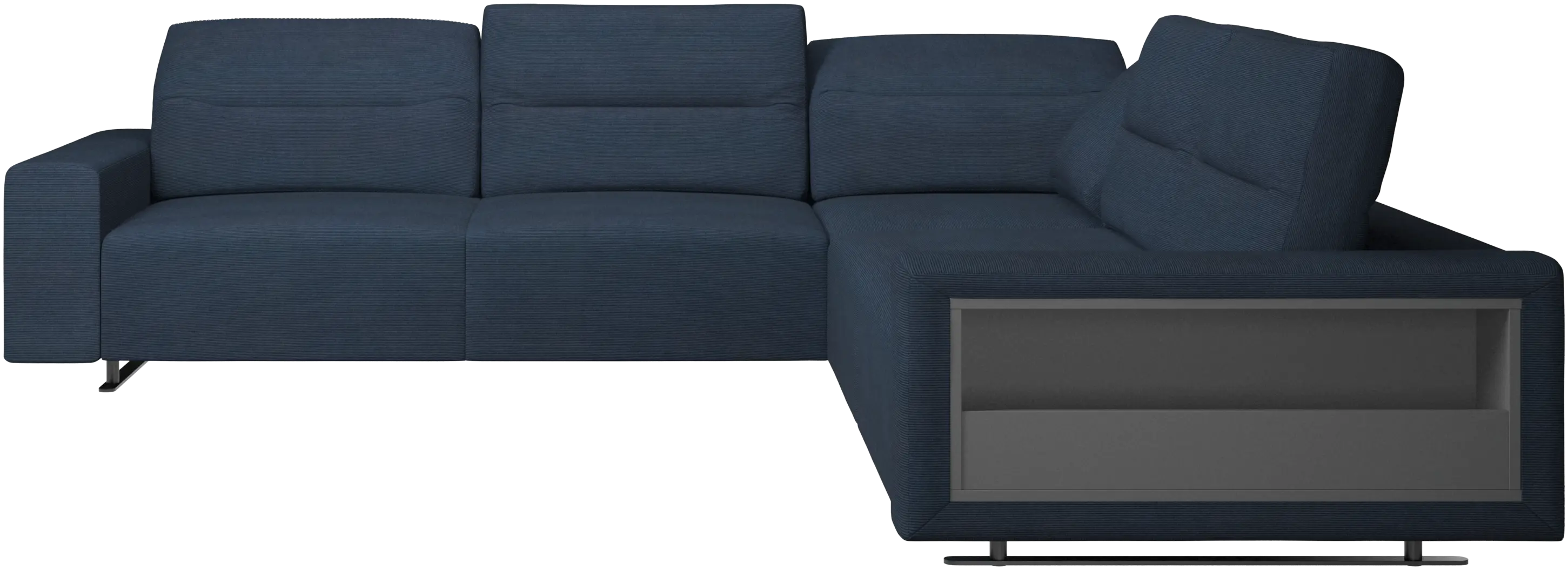 Hampton Ecksofa mit verstellbarer Rückenlehne und Stauraum auf der rechten Seite