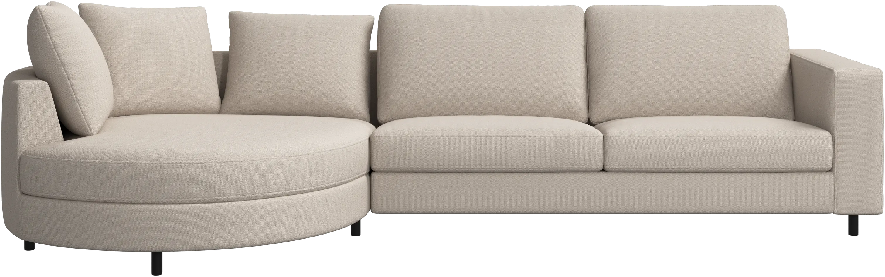 Indivi sofa with chaise longue left