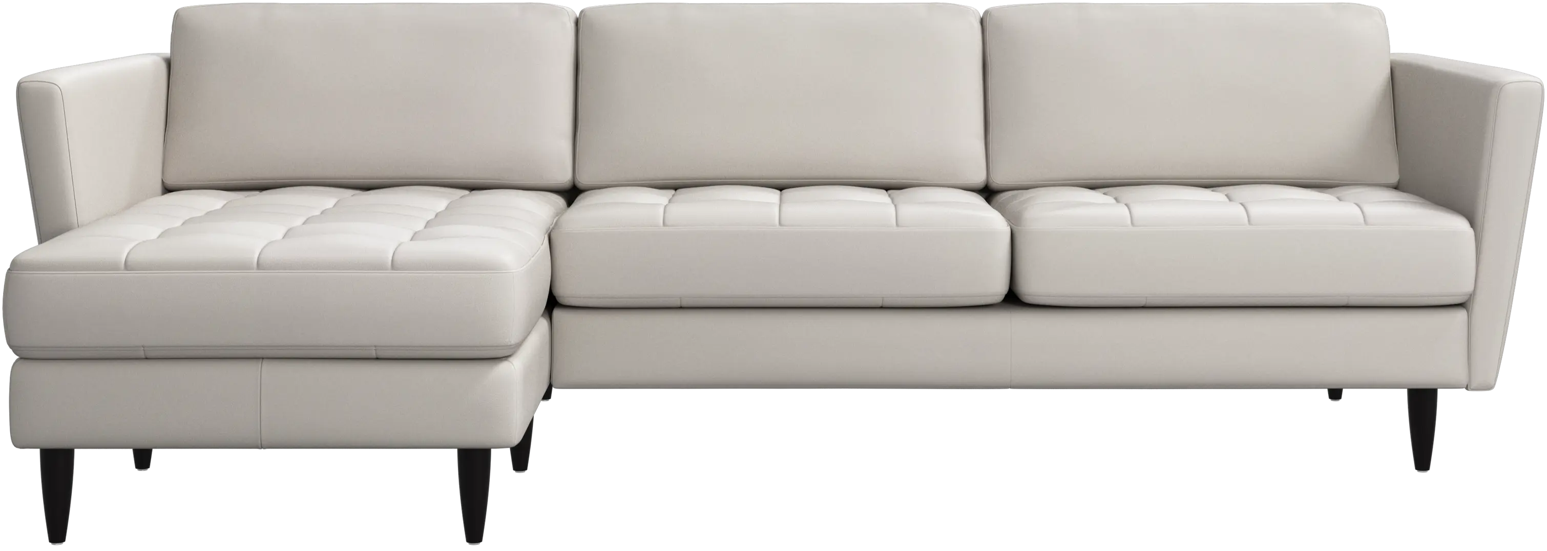 Osaka sofa with resting unit, tufted seat