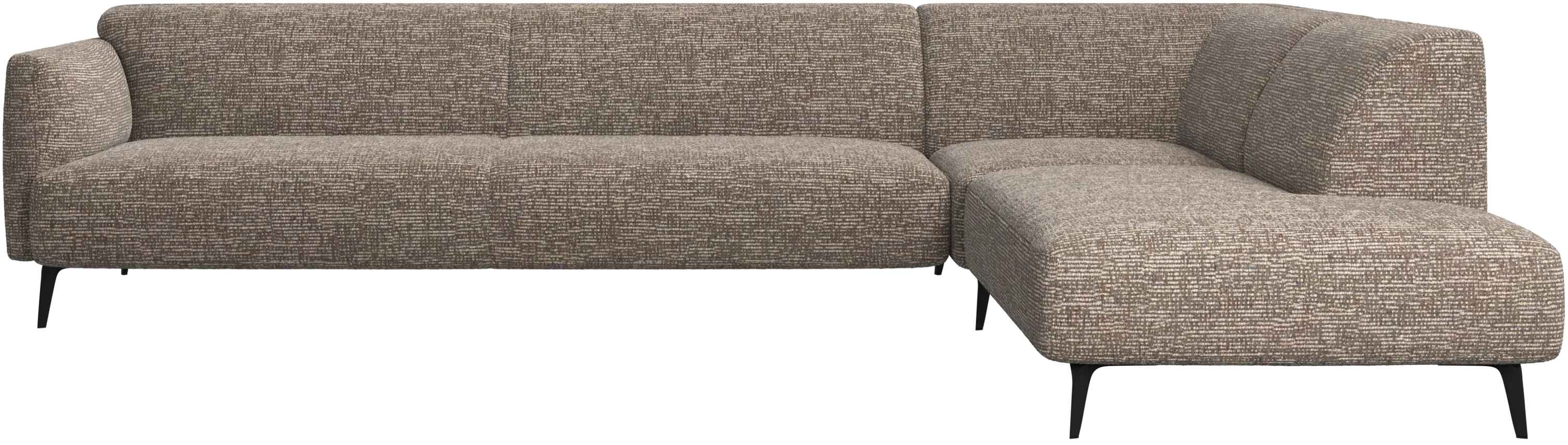 Modena corner sofa with lounging unit