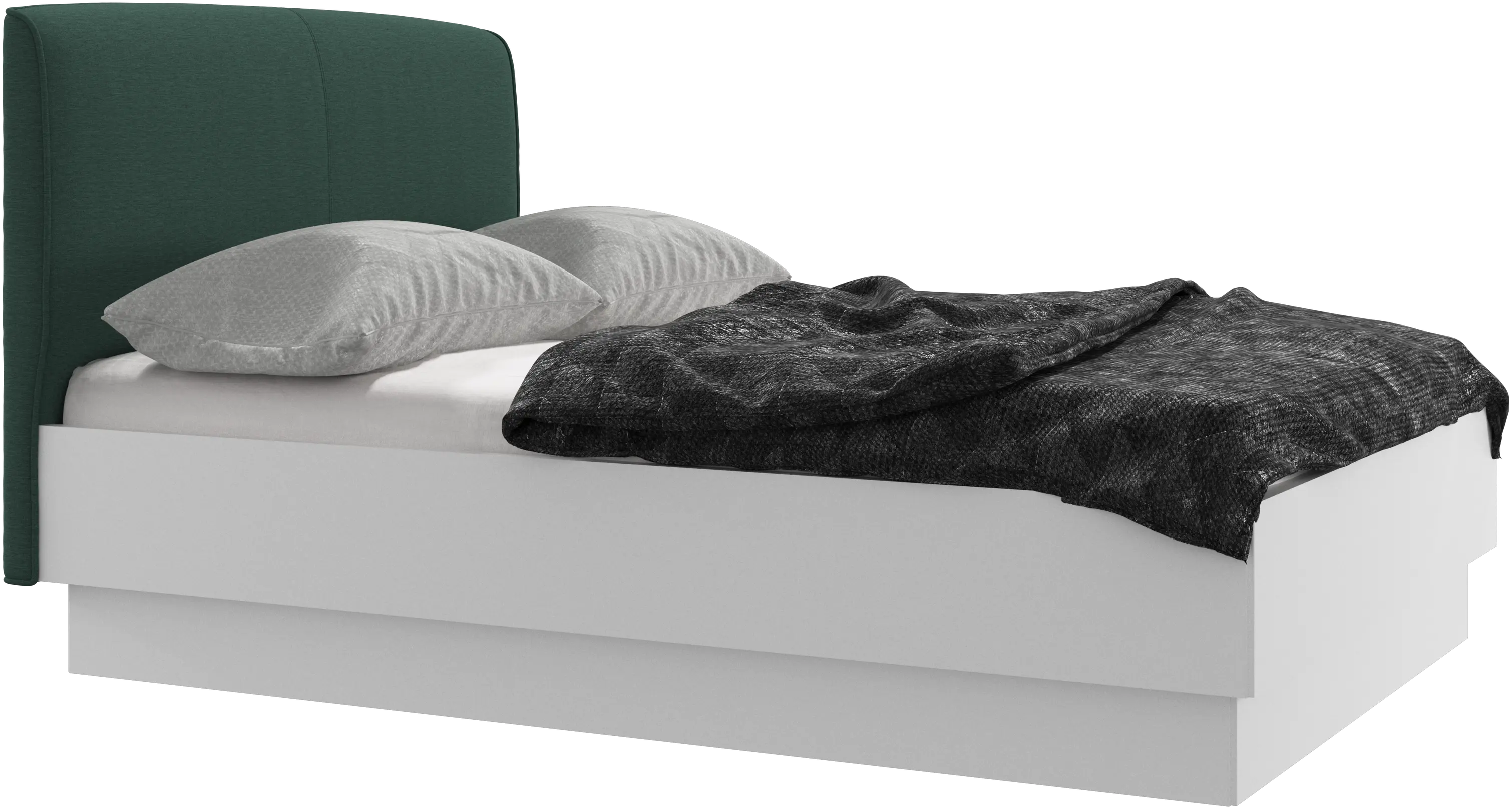 Houston, upholstered bed with storage