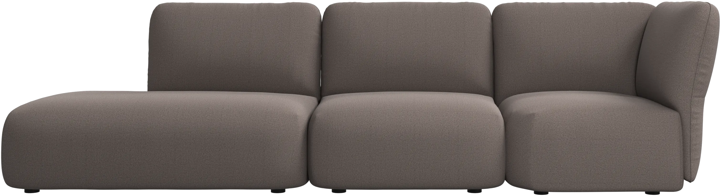 Paraggi sofa with lounging unit right