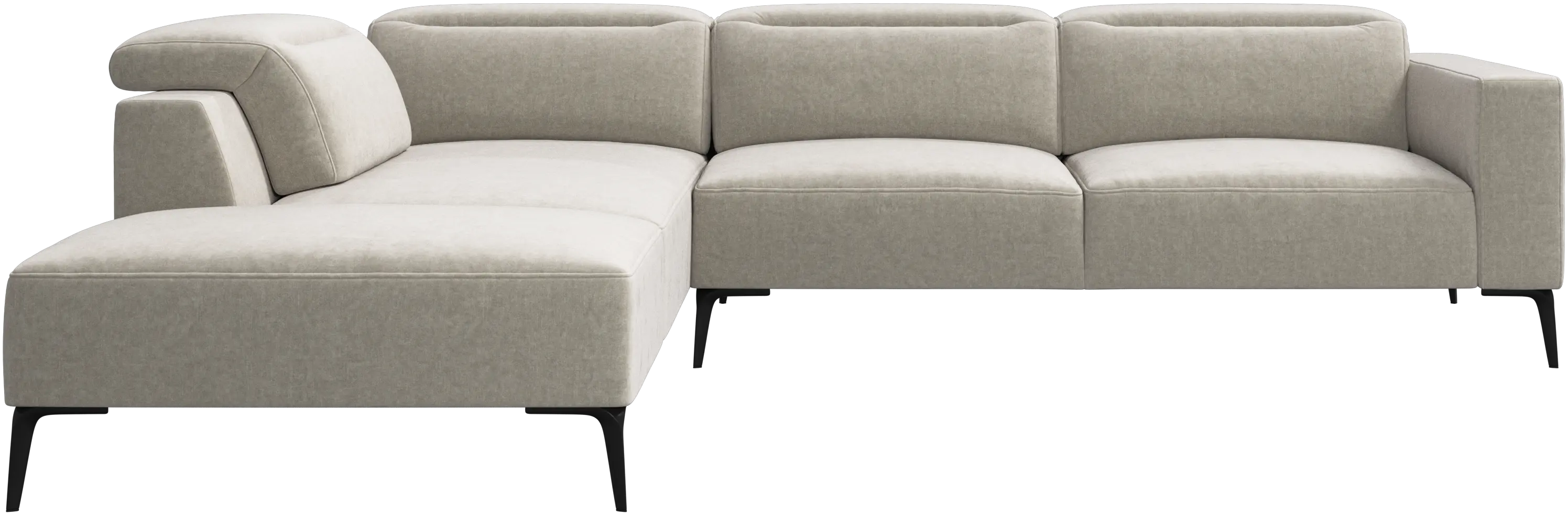 Zürich corner sofa with lounging unit