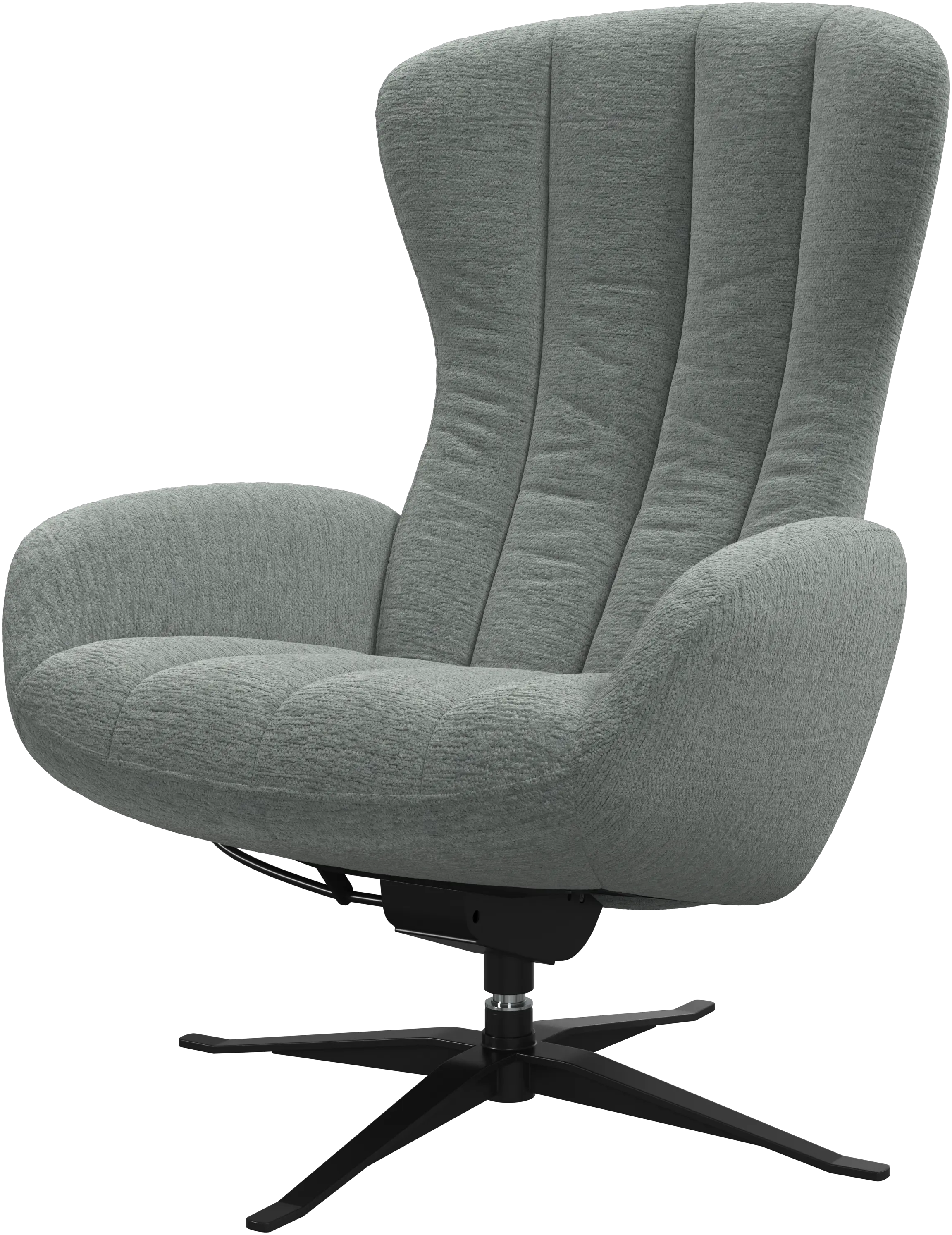 Tilburg recliner with swivel function and adjustable headrest