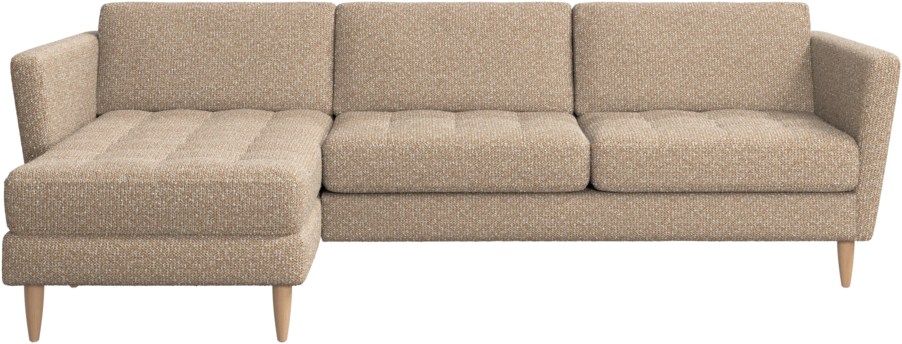 Osaka sofa with resting unit, tufted seat
