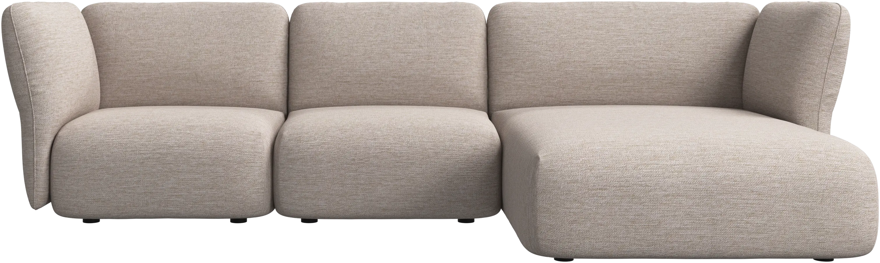 Paraggi 2-seater with chaise longue right