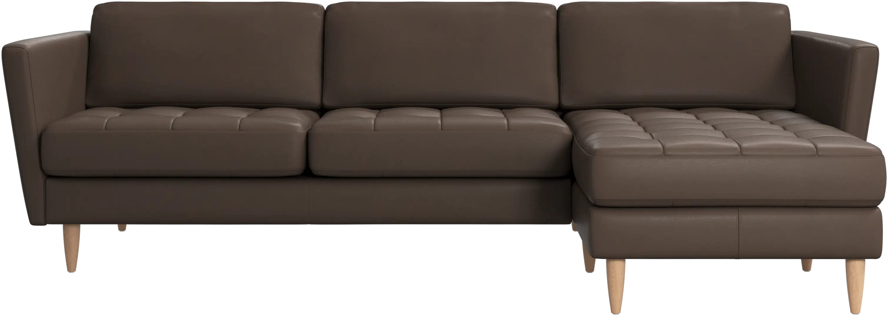 Osaka sofa with resting unit, tufted seat