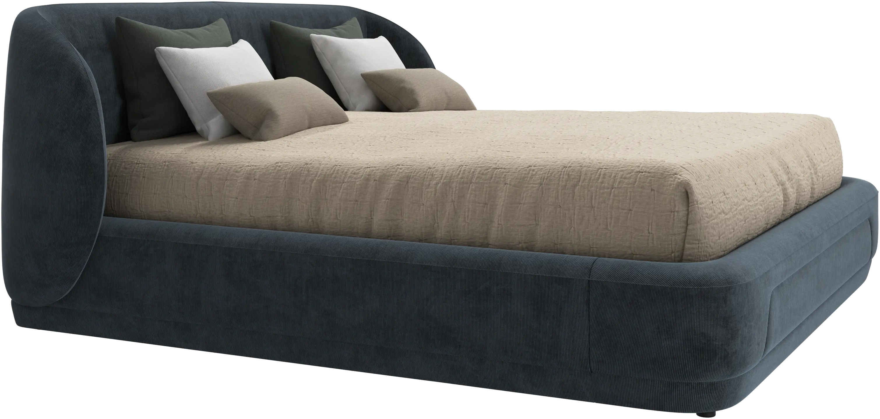Bolzano bed with slats  - W180xL200cm