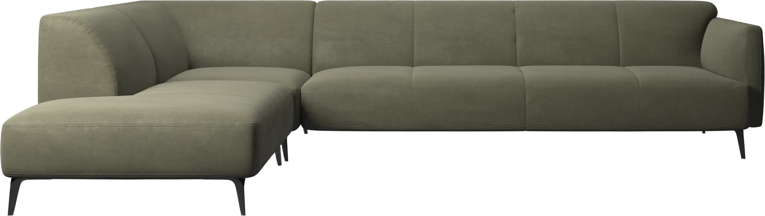Modena corner sofa with lounging unit