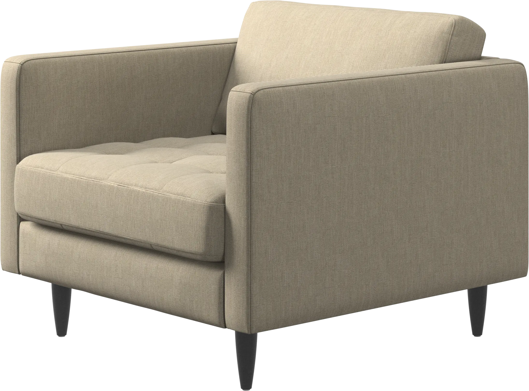 Osaka chair, tufted seat