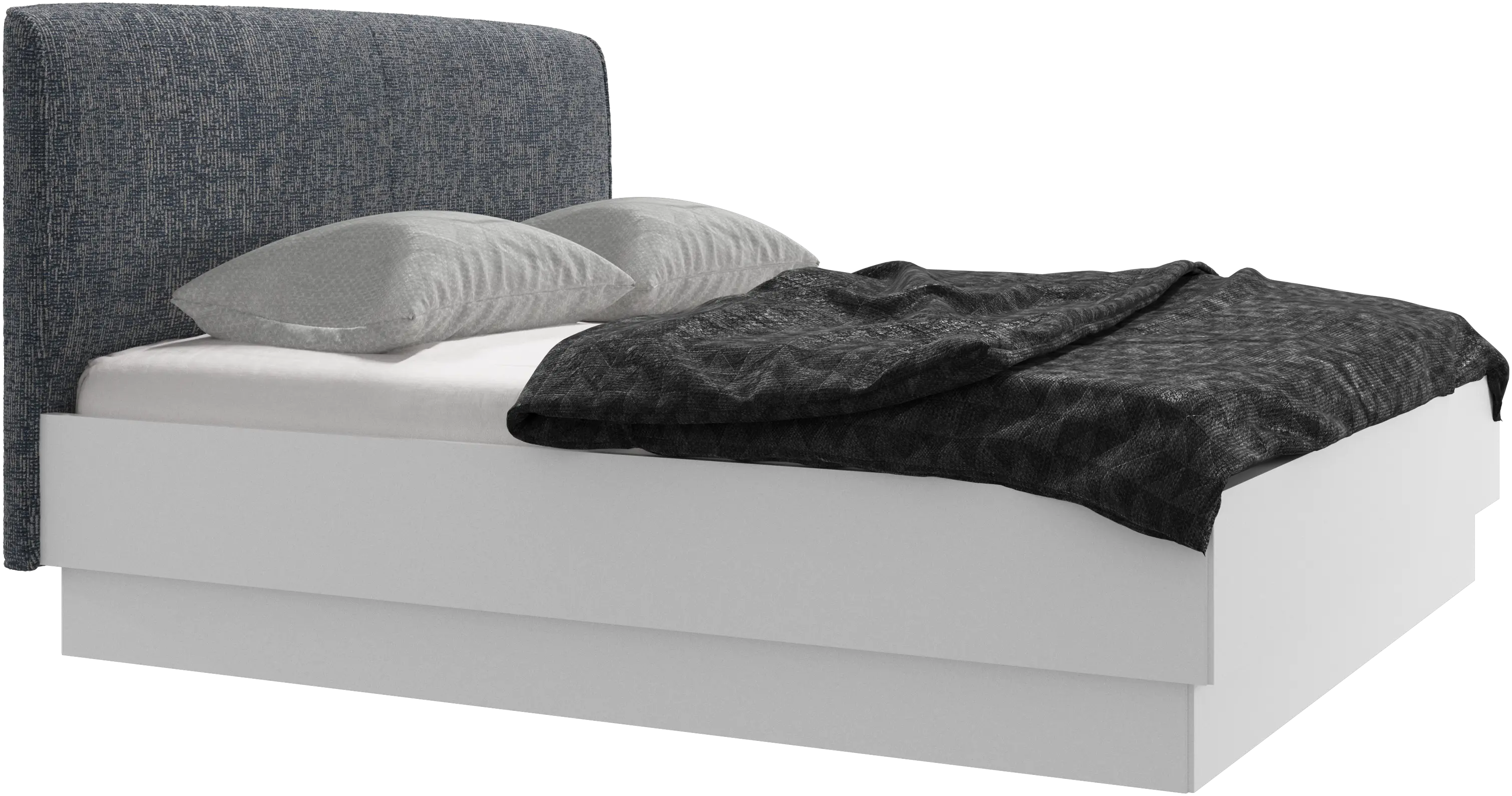 Houston, upholstered bed with storage