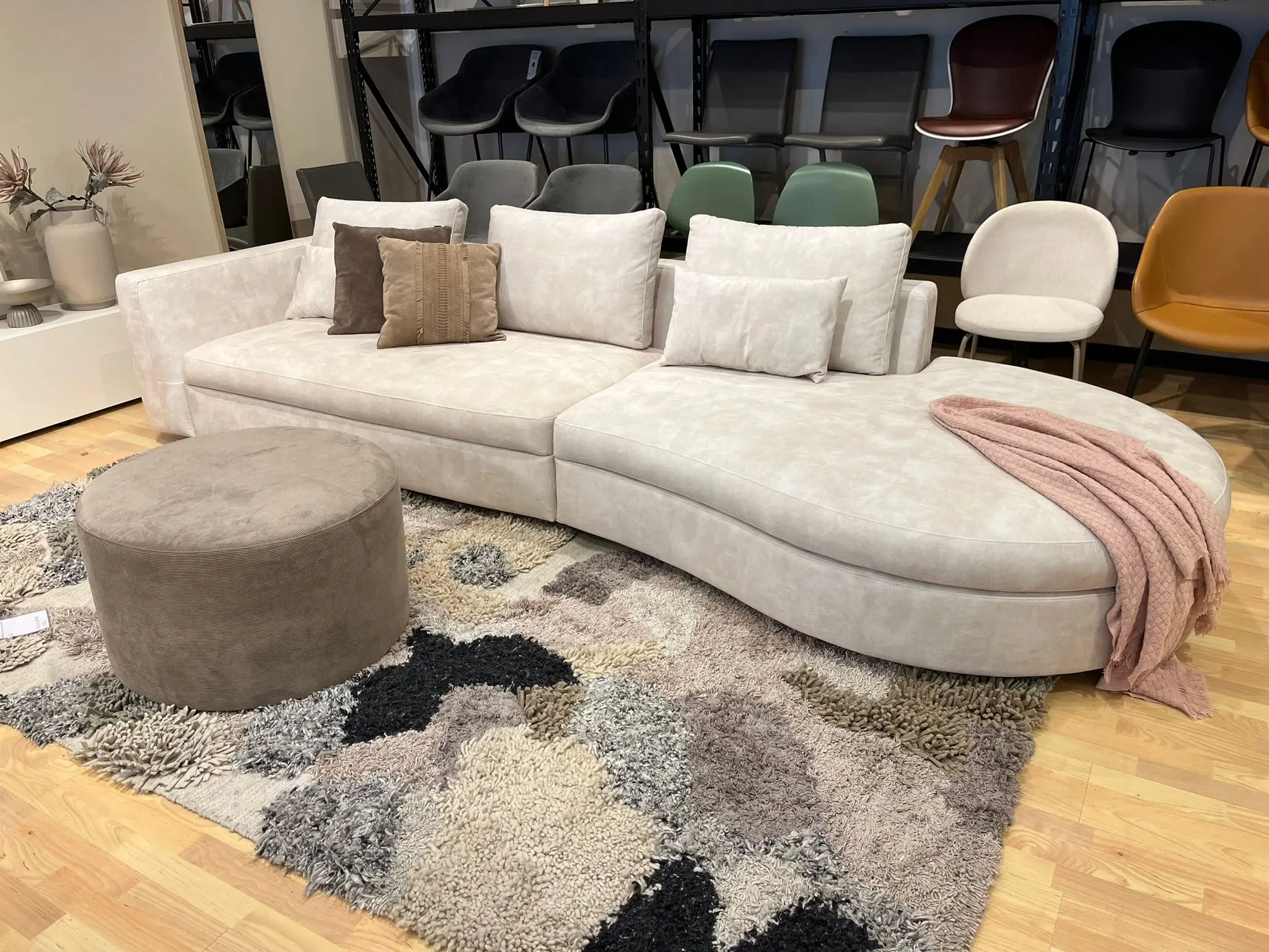 Sofa Bergamo 2.5 puestos con modulo de descanso