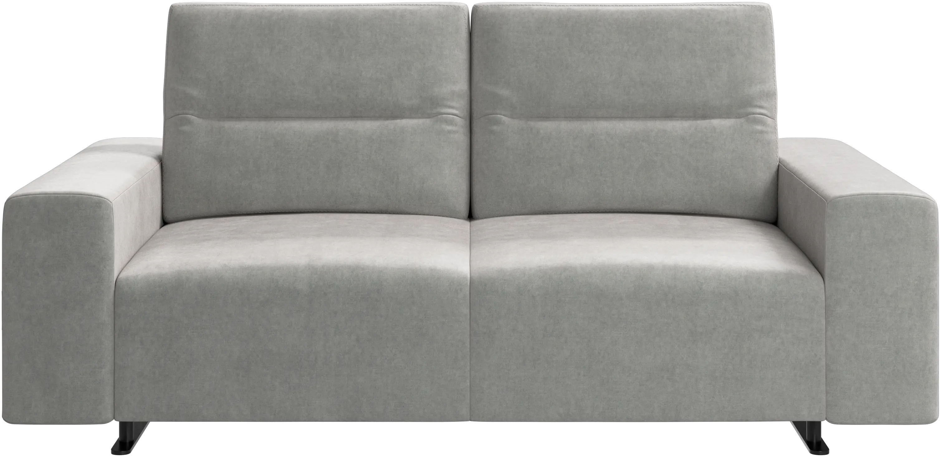 Hampton sofa with adjustable back and storage on the right side