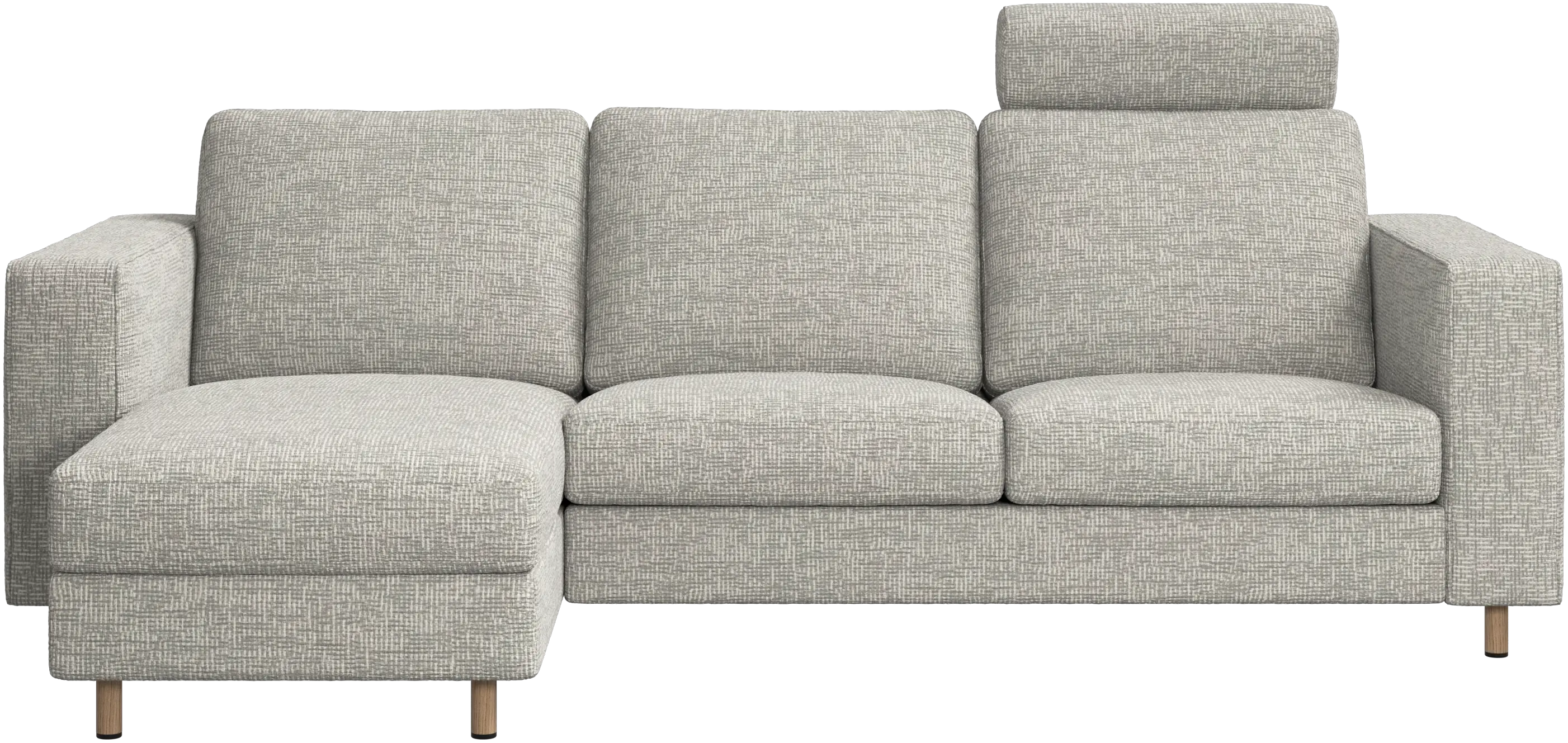 Indivi sofa with chaise longue left
